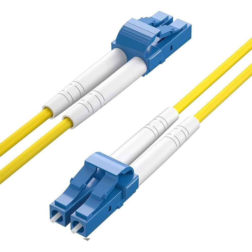 H!Fiber.com 30M OS2 LC to LC Fiber Patch Cable front view