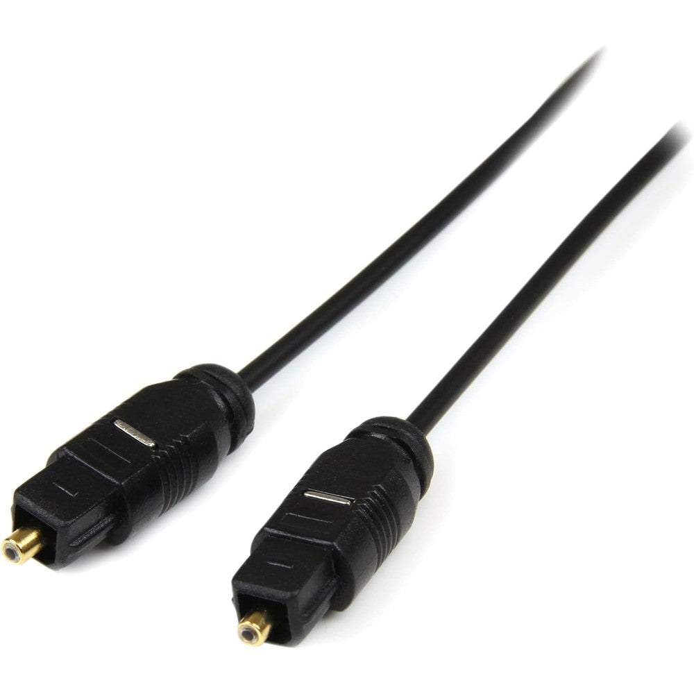 StarTech.com 10ft Thin Toslink Digital Optical Audio Cable front view