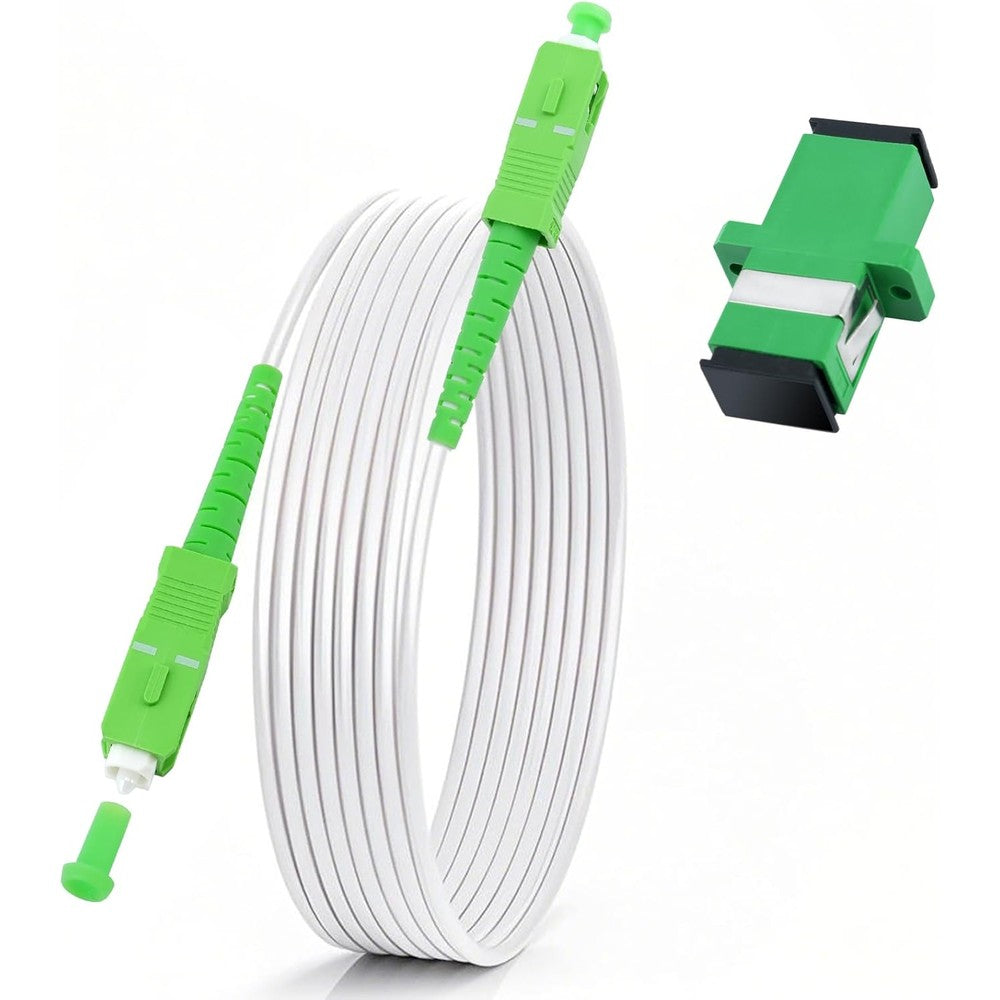 HYX Fiber Cable 10FT armored single mode patch cord front view