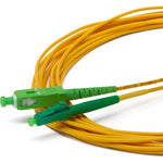 Truecable LC to SC OS2 fiber patch cable front view