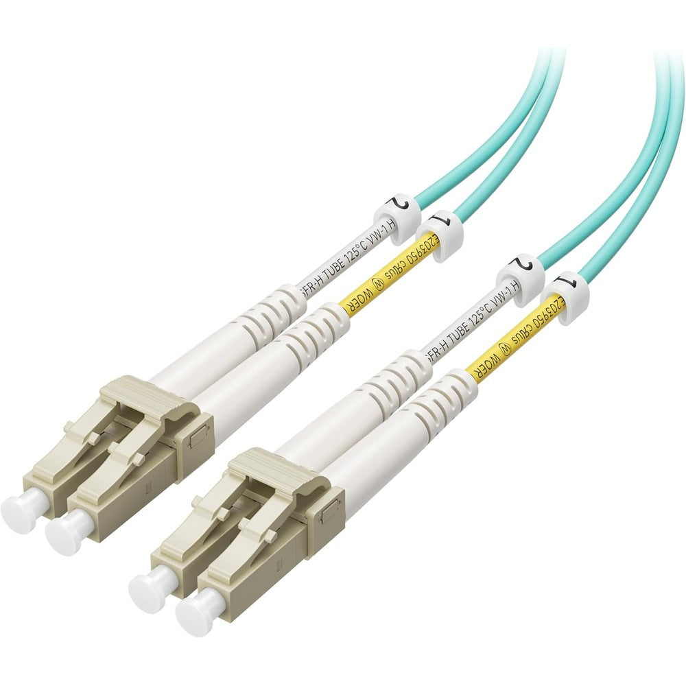 Cable Matters 40Gb OM3 fiber optic cable front view