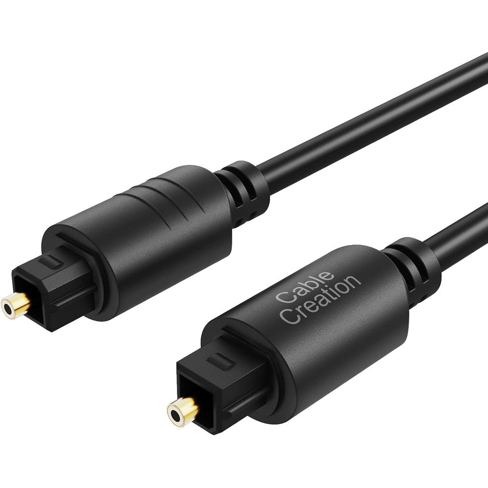 CableCreation 12FT Toslink optical cable front view