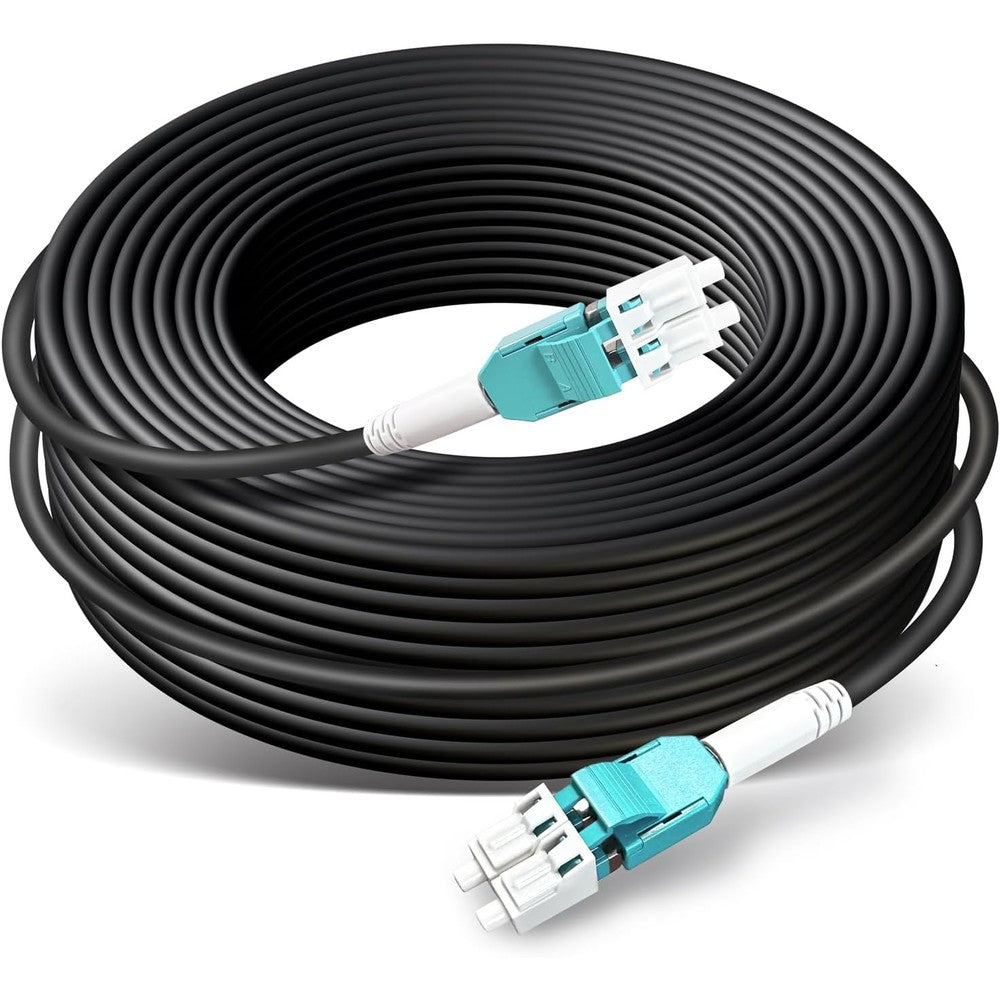 Yutianhome 100ft industrial armored fiber optic cable front view