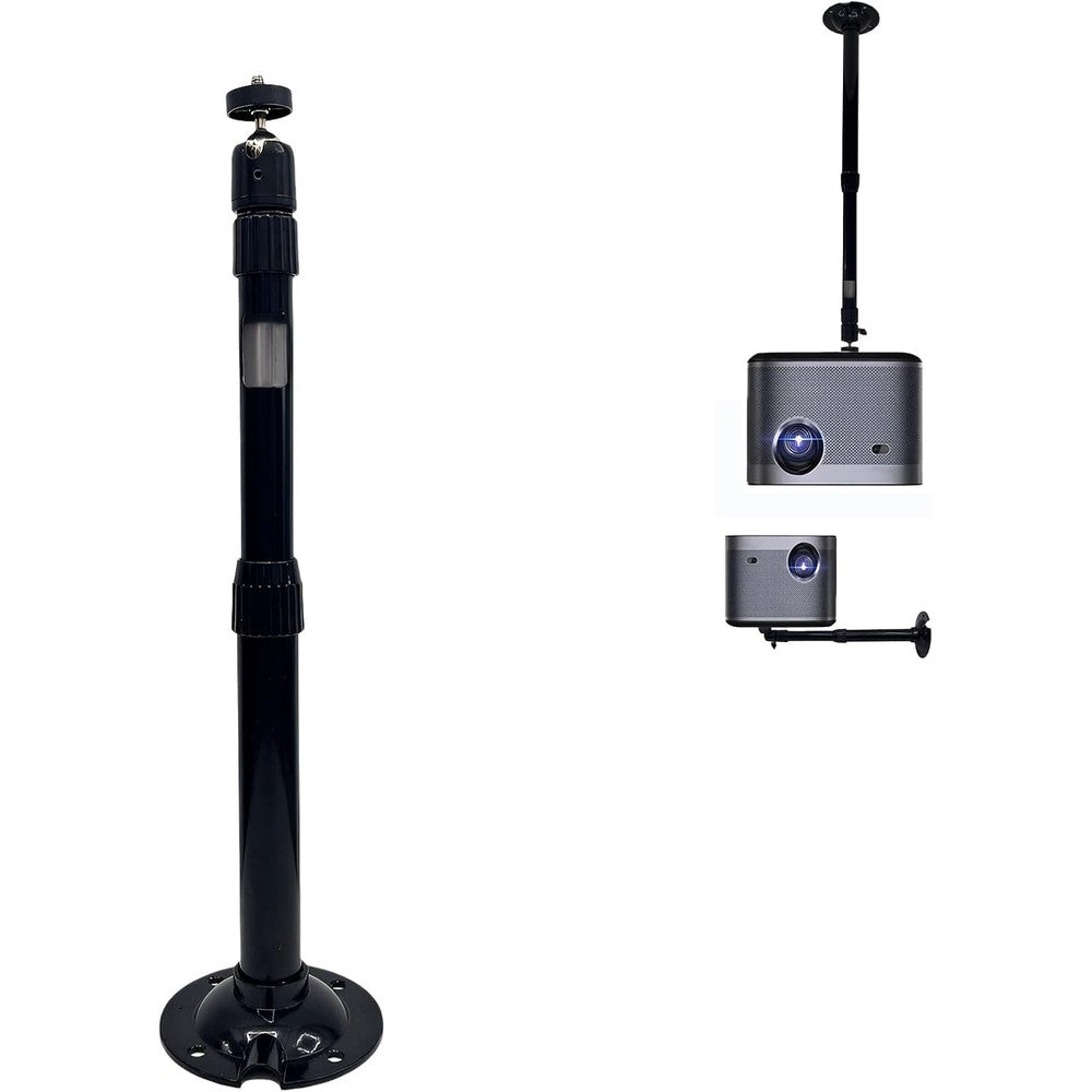 Nvrttrr extendable projector mount front view black metal