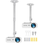 2-Be-Best upgraded projector mount front view silver