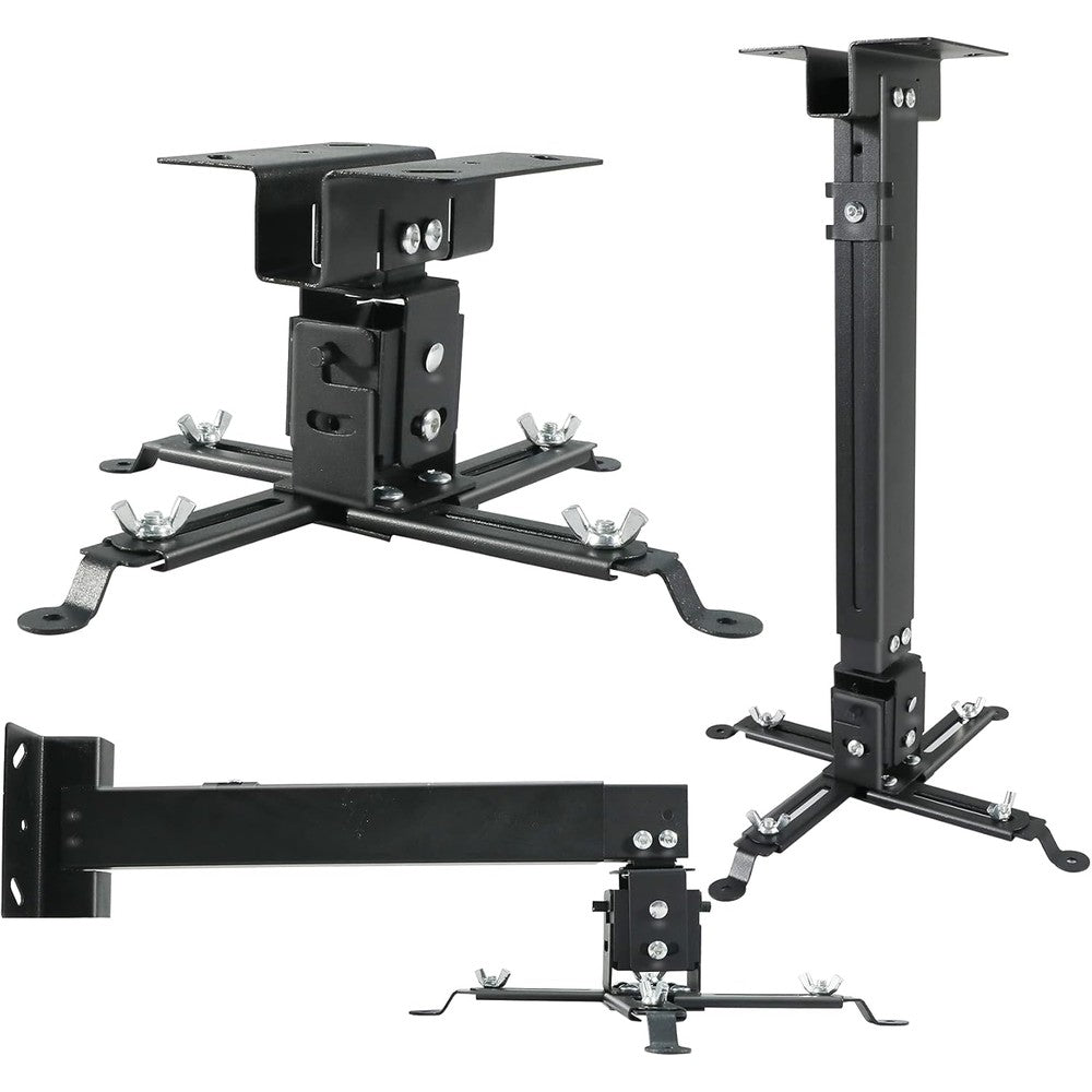 Homcine universal projector mount black front view