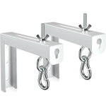 Xinlei Universal Projector Screen L-Brackets white wall mount view