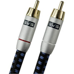 SVS SoundPath 2 Meter RCA Audio Interconnect Cable front view showing gold plated connectors