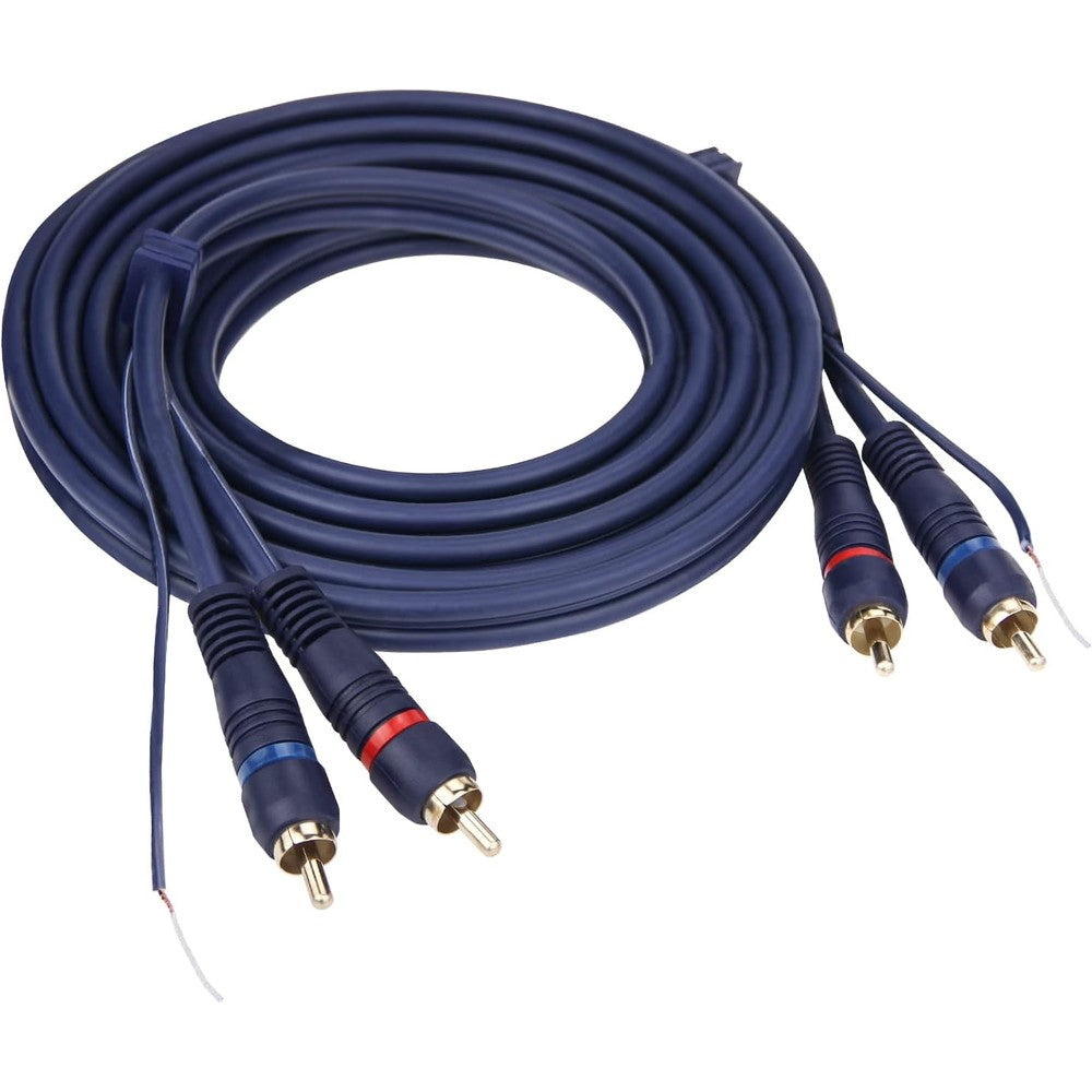 Ullnosoo RCA cable with ground wire front view for turntables