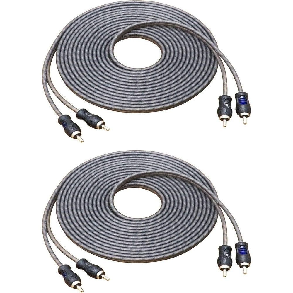 Recoil RCI217-2 17ft 2-Channel RCA Audio Cable 2 Pack front view