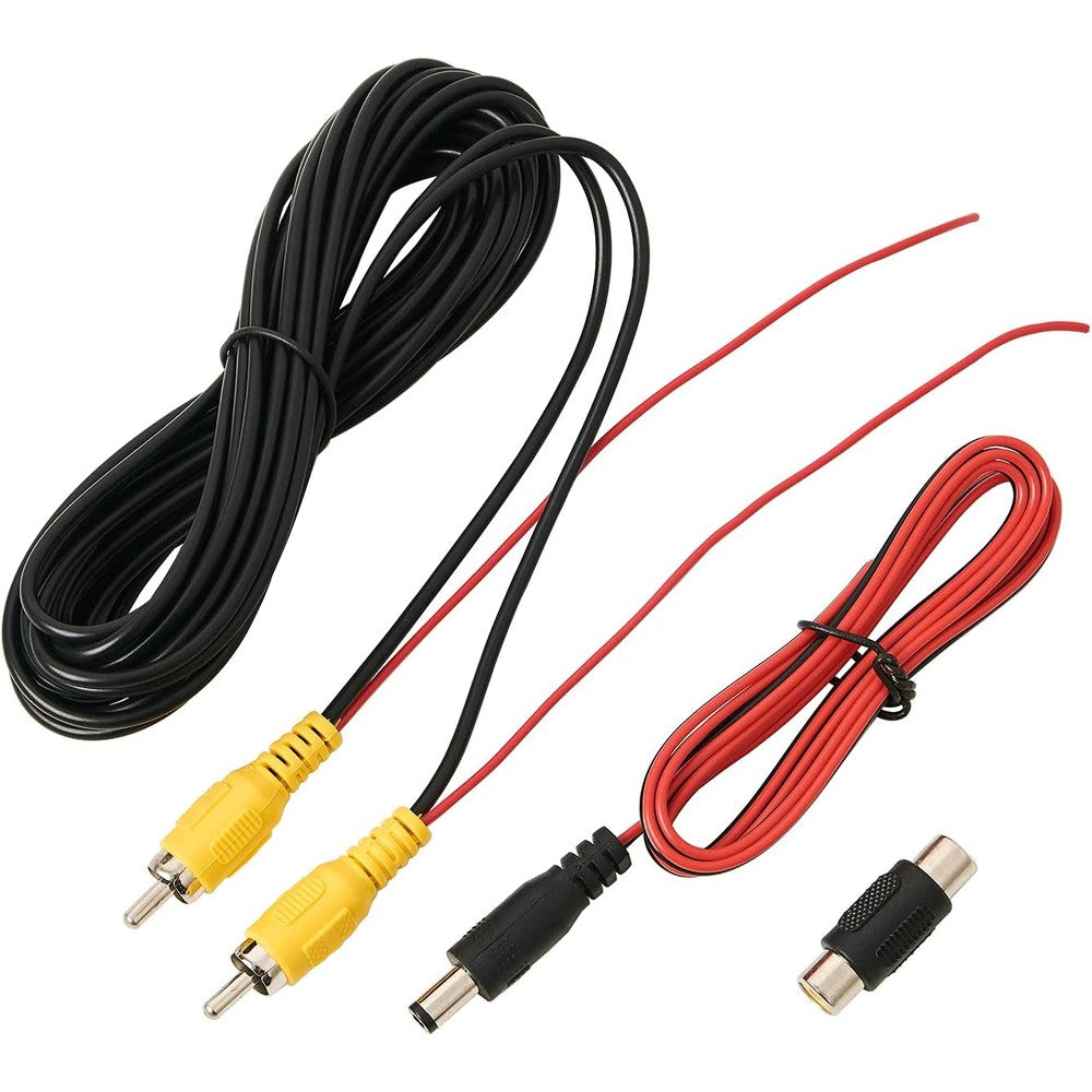 QDiShi 6-meter RCA backup camera extension cable with connectors.