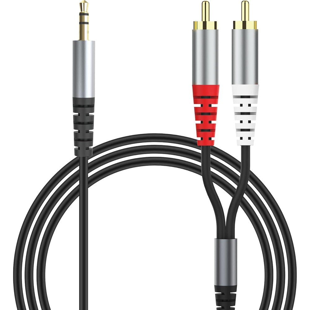 Hiebee RCA to 3.5mm AUX cable front view