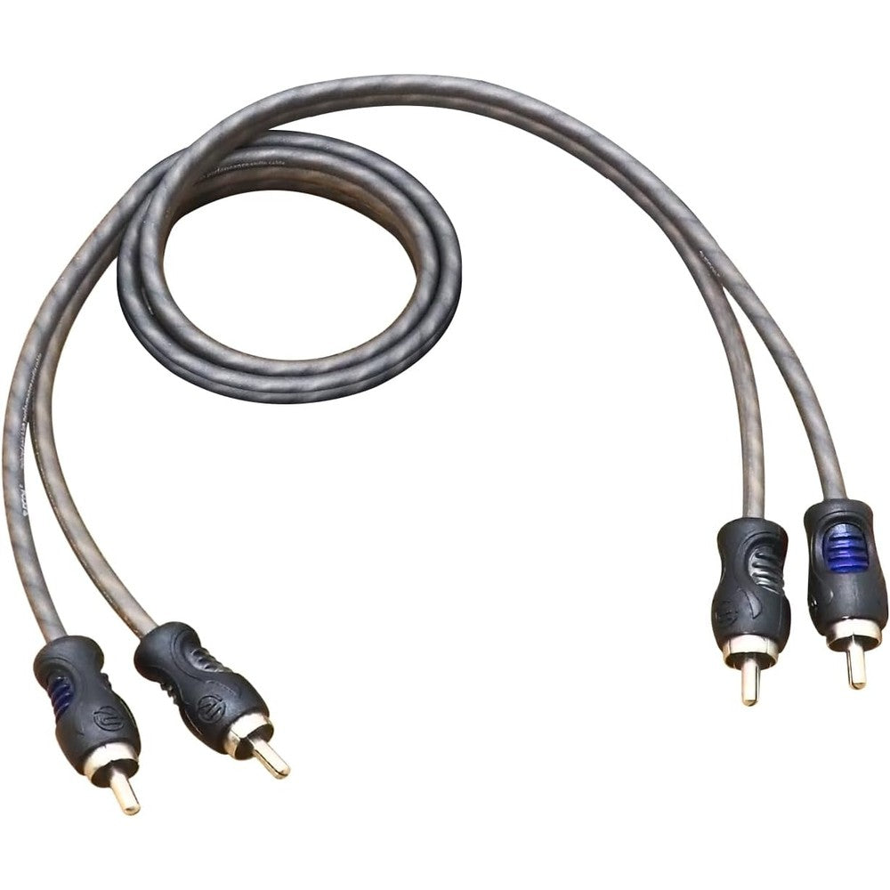 Recoil RCI21 1ft 2-Channel RCA cable front view