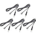 Uxcell Infrared Emitter Extension Cable 5 pack front view