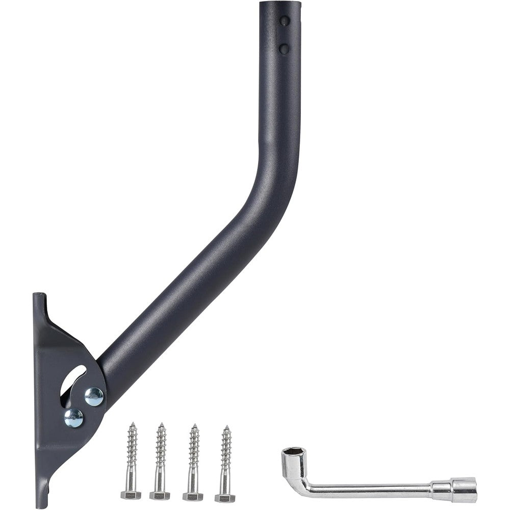 CEKAY universal antenna mounting pole front view heavy duty J mount for outdoor installation