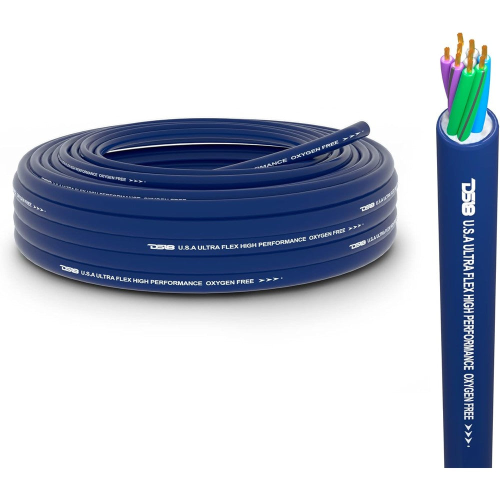 DS18 9 conductor 18 gauge speaker speed wire front view