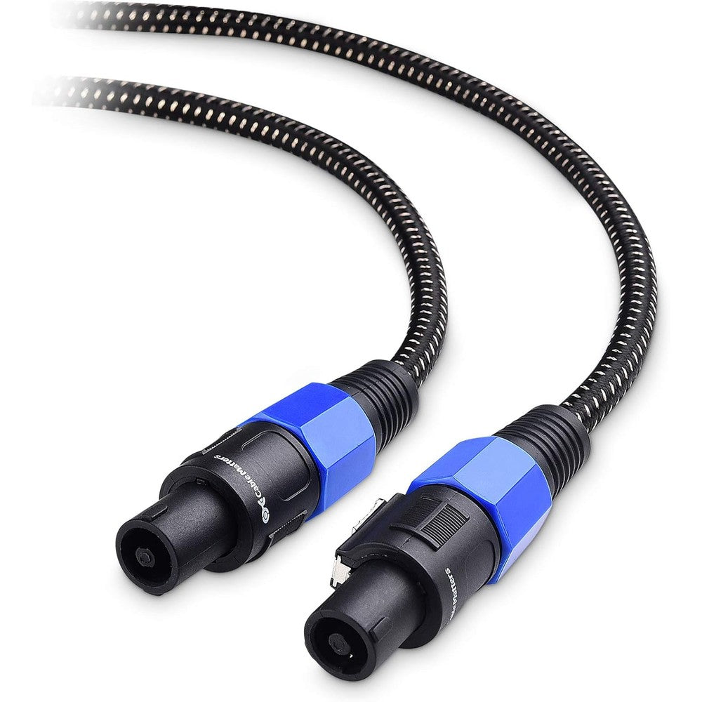 Cable Matters Premium Braided 12AWG Speaker Cable front view