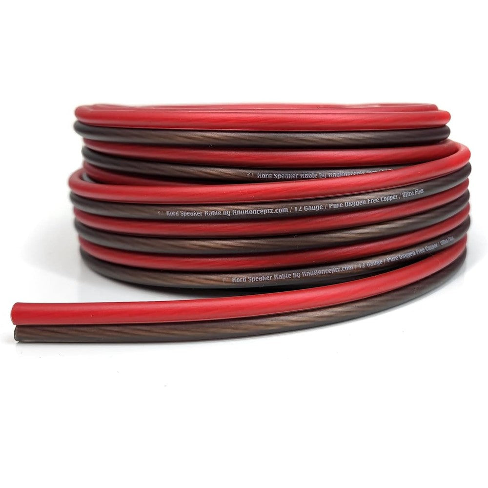 KnuKonceptz Kord 12 Gauge Speaker Wire 50 Feet Front View