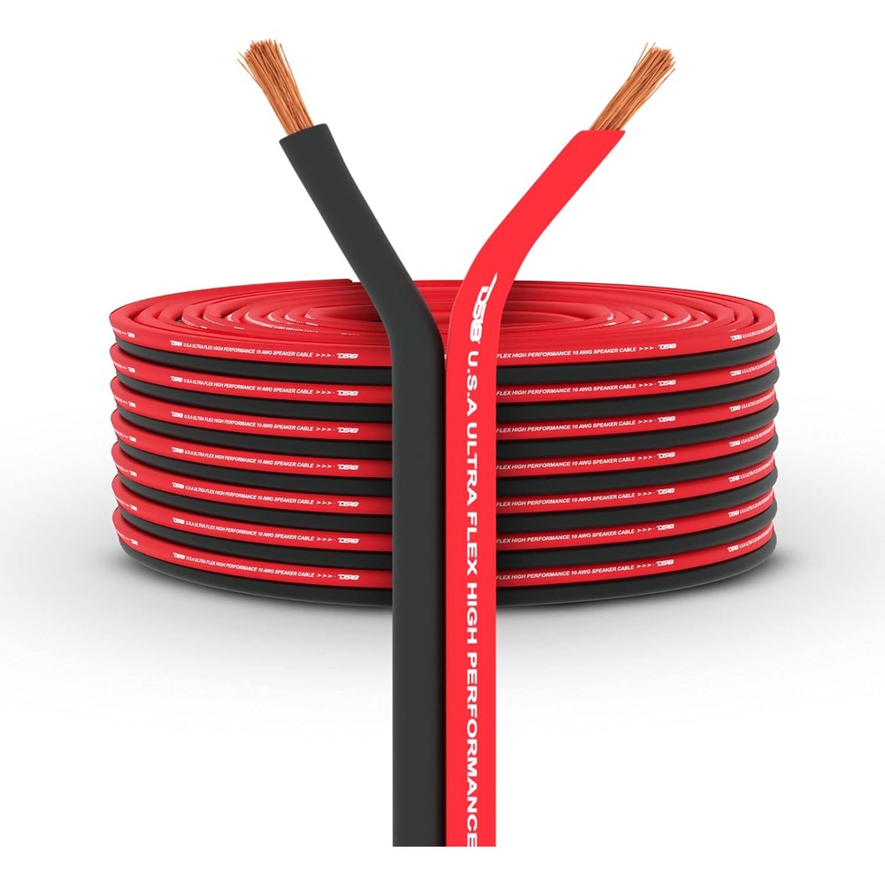 DS18 16 Gauge Ultra Flex speaker wire spool front view