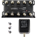 Reliable Cable Products 8 port TV antenna signal splitter front view showing coaxial connection ports.
