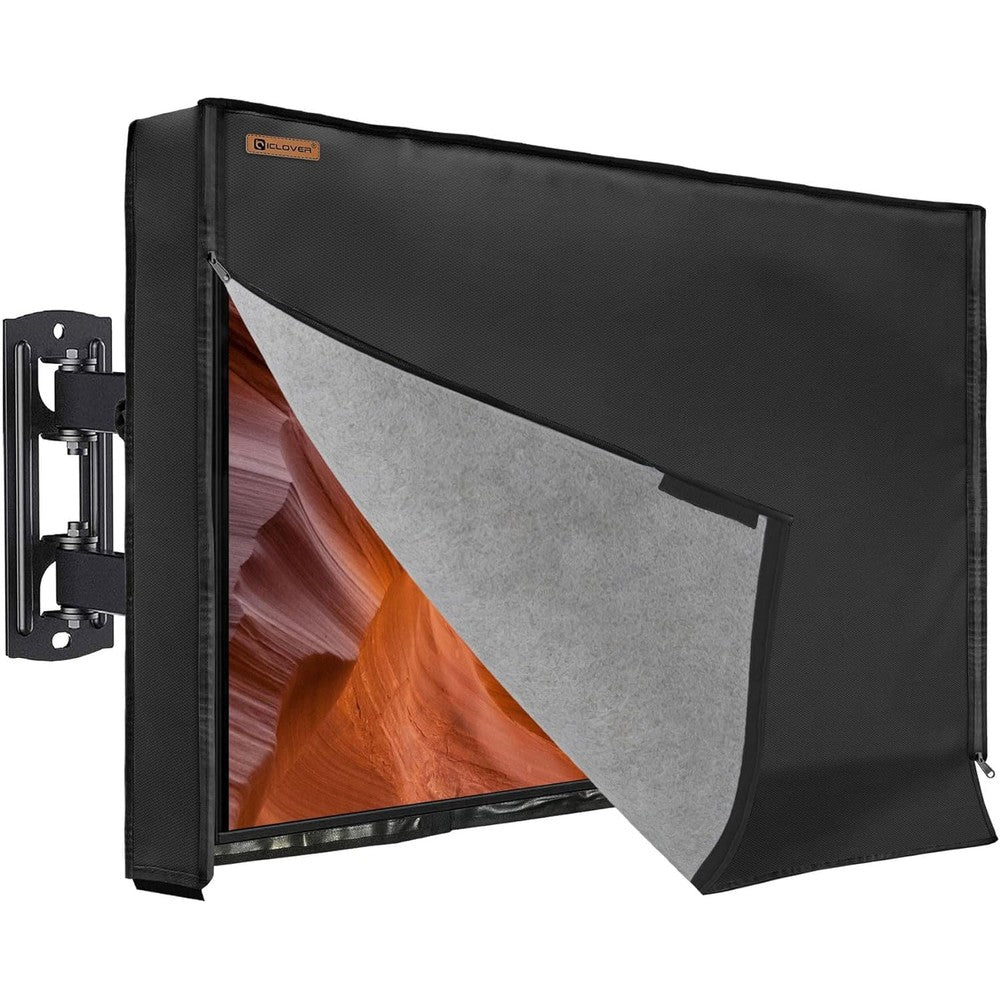 IC ICLOVER 48-50 inch outdoor TV cover front view with flap closed