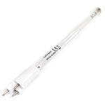 Lutrace S200RL-HO replacement ultraviolet germicidal lamp front view showing the single ended four pin base configuration.