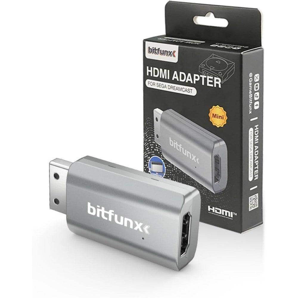 BITFUNX Dreamcast HDMI adapter front view main unit