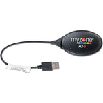 MYZONE MZ3 Replacement Charging Cable front view showing magnetic clip and USB connector