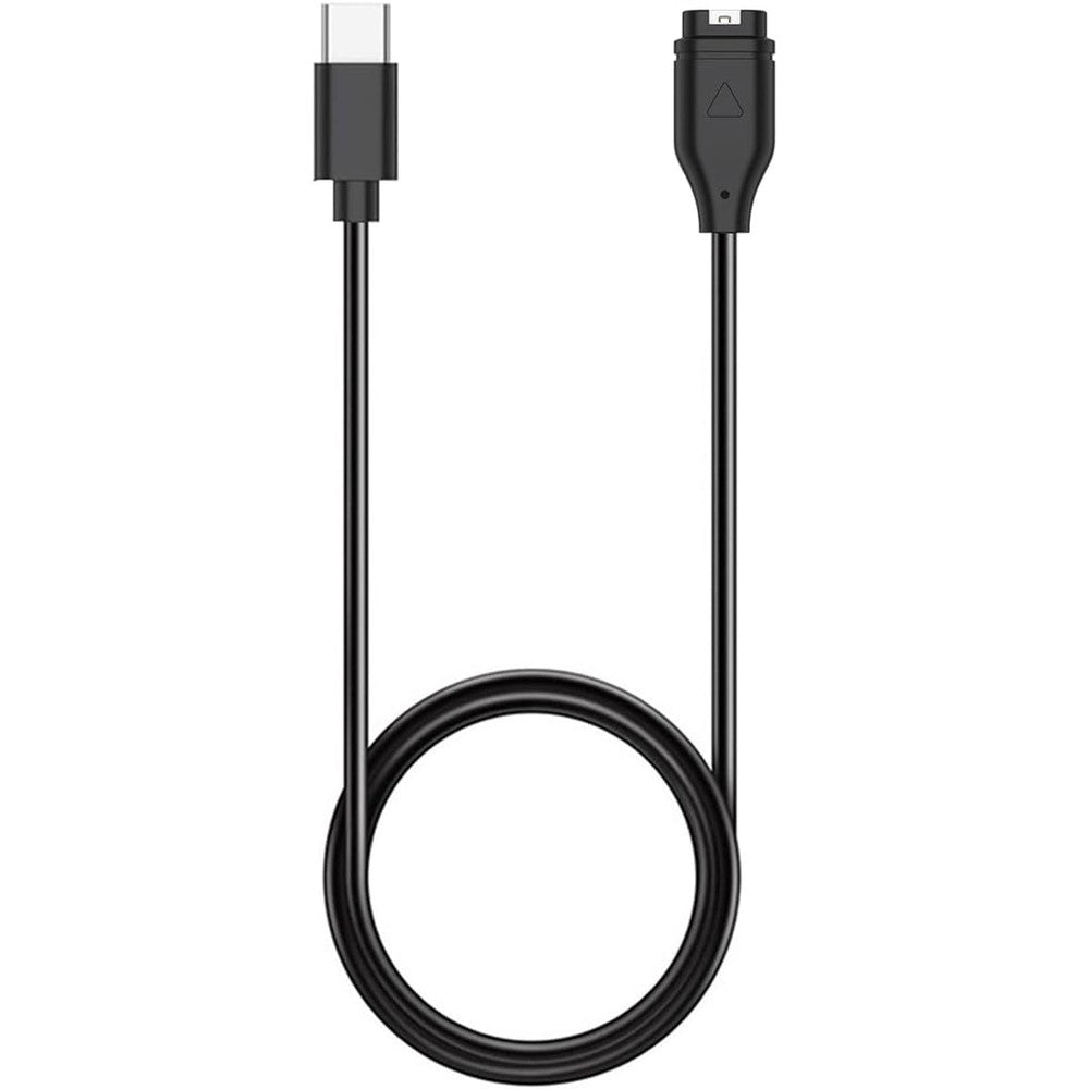 Kissmart charger cable for Garmin watch front view showing the proprietary magnetic docking connector.