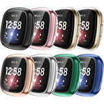 Fintie smartwatch bumper cover front view showcasing clear protective design.