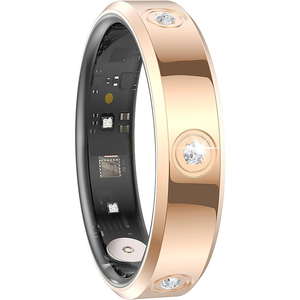 Cnbro smart ring ultra narrow heart rate monitor rose gold