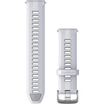 Garmin QuickFit 22 mm Watch Band Whitestone Powder Gray front view premium replacement strap