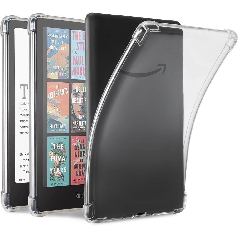 Idlehands clear TPU case for Kindle Paperwhite 12th Gen front view