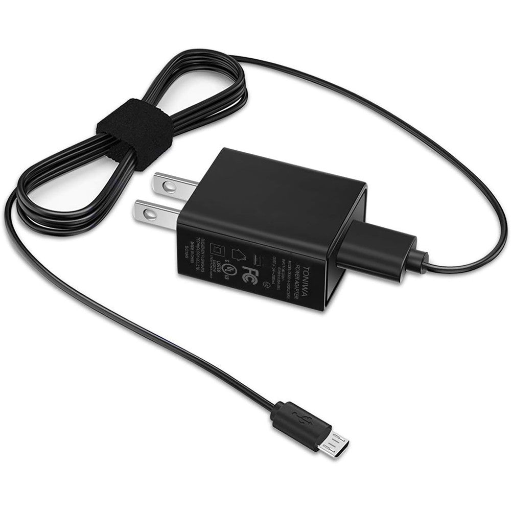Nicpower AC power adapter with 5 foot micro USB cable for Kindle e-readers