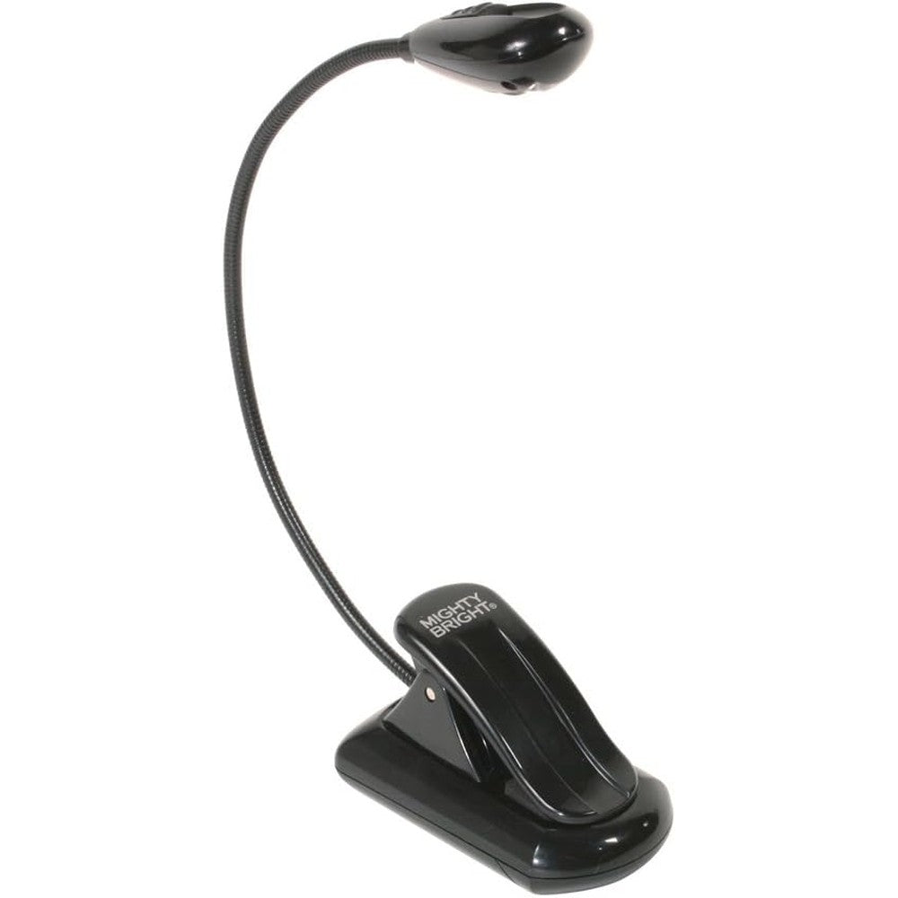 Mighty Bright 40450 XtraFlex LED book light in black front view