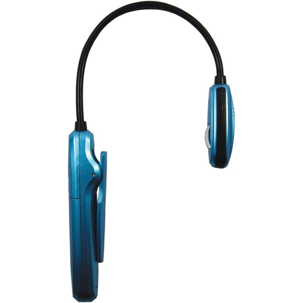 Mighty Bright TravelFlex LED Book Light Blue front view compact reading lamp