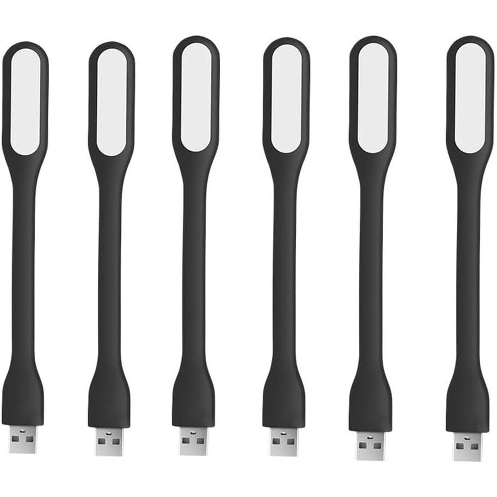 Mobizac 6 piece portable USB LED light set front view