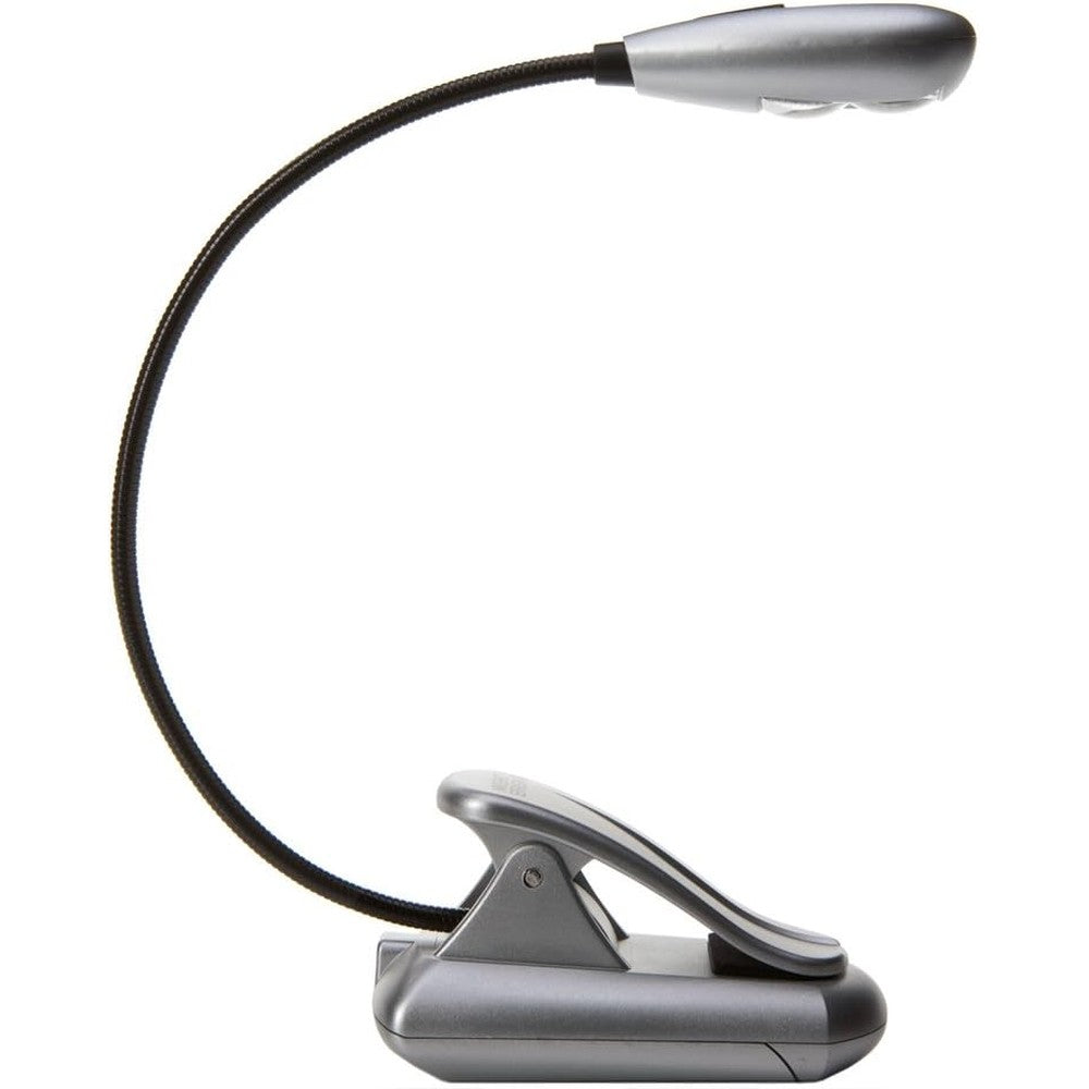 Mighty Bright XtraFlex2 LED Book Light silver front view