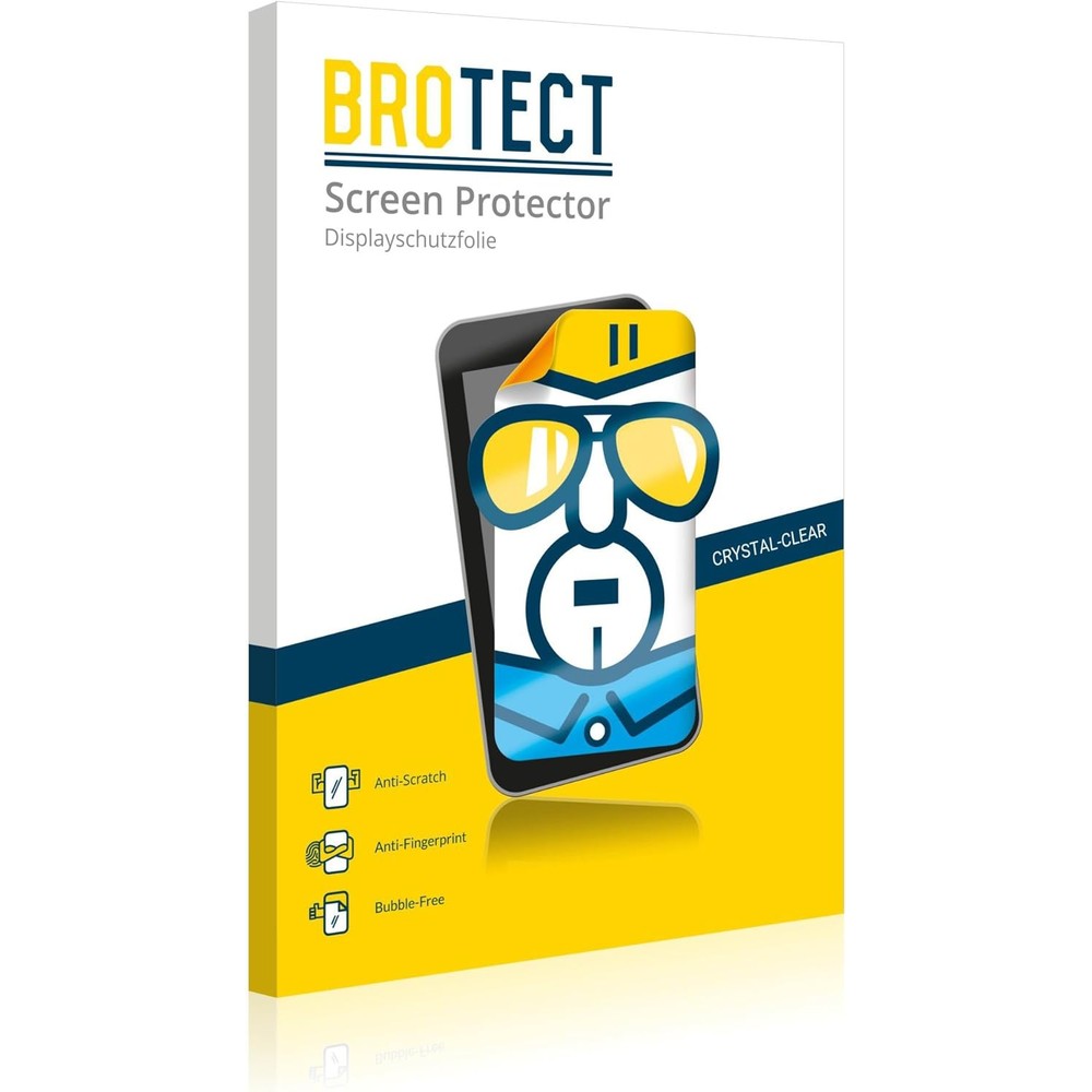 Brotect HD-Clear screen protector for HP Prime front view