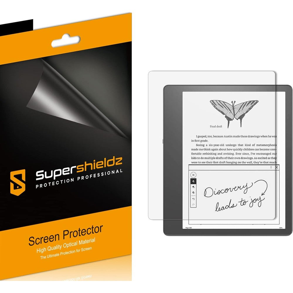 Supershieldz anti-glare screen protector for Kindle Scribe front view