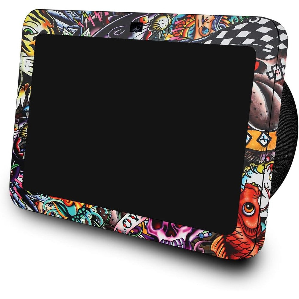 Mighty Skins Old School Tattoo wrap on Amazon Echo Show 8 front view