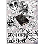 Epic Life Designed Dark Romance Kindle Case Insert front view with bookish aesthetic