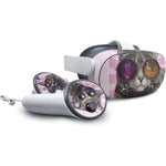Vision Signs And Graphics Meta Quest 3S Galaxy Cat skin front view