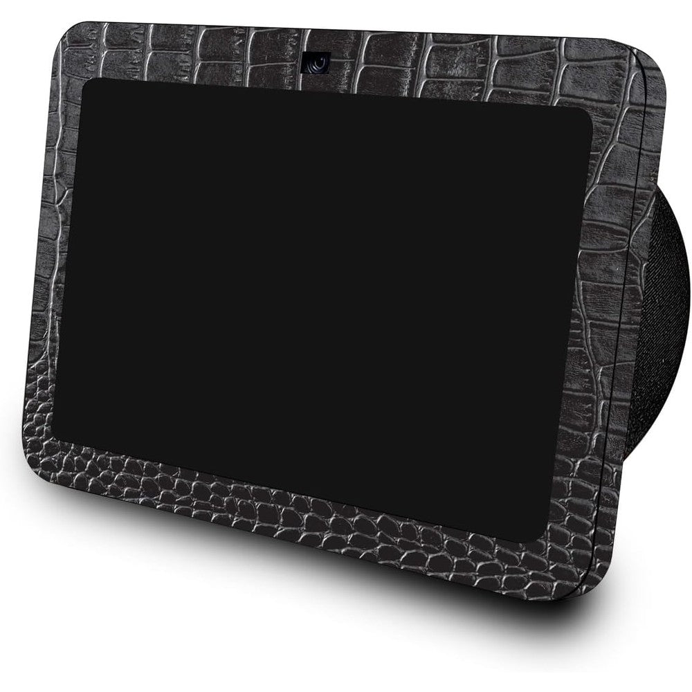 MightySkins Black Gator Skin for Amazon Echo Show 8 3rd Gen front view