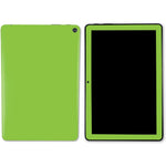 MightySkins solid lime green vinyl wrap front view on tablet device