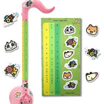 Honey Hamstore musical note sticker set for Otamatone Deluxe front view
