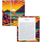Vision Signs and Graphics Surreal Journey skin applied to Amazon Kindle Oasis 7 inch front view.