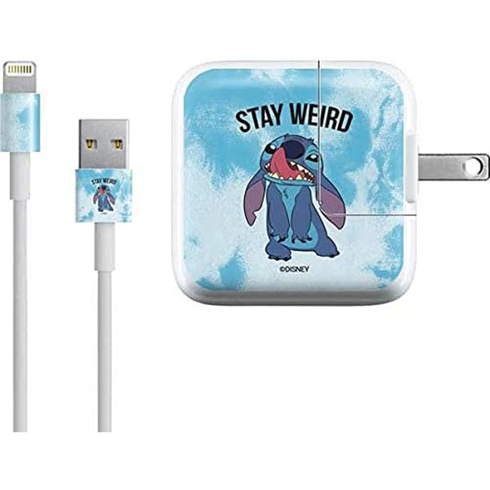 Skinit Disney Lilo and Stitch Stay Weird skin for Apple 10W charger