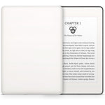 Tacky Design solid cream white skin on Kindle Paperwhite 10th Gen front view