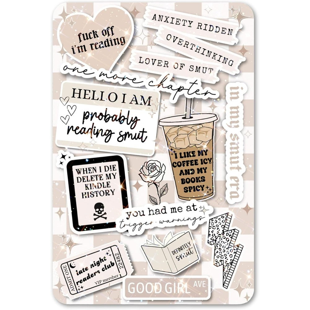 Appalachian Artisans Kindle Paperwhite 12th Gen insert front view with holographic bookish design
